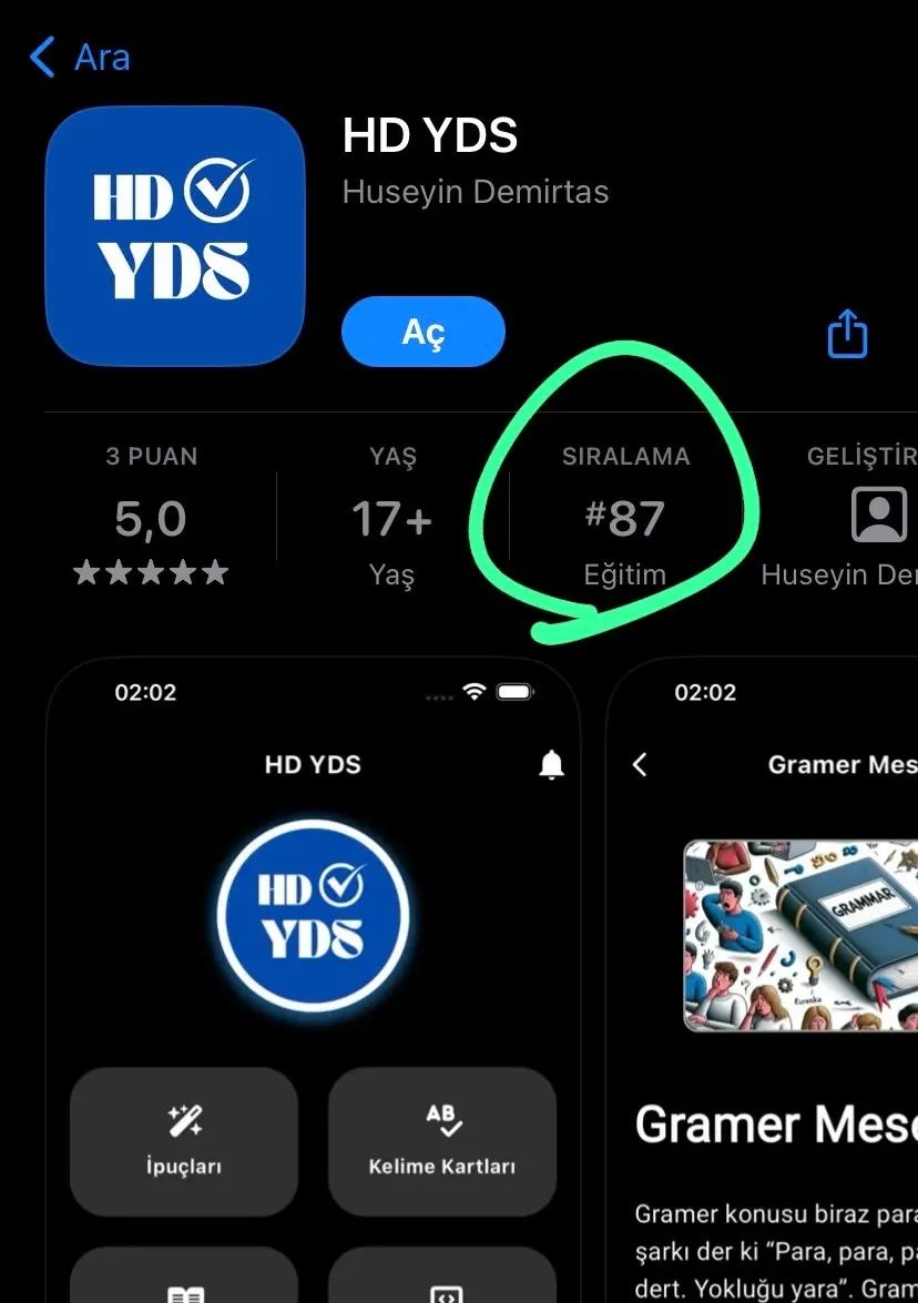 App Store Başarısı